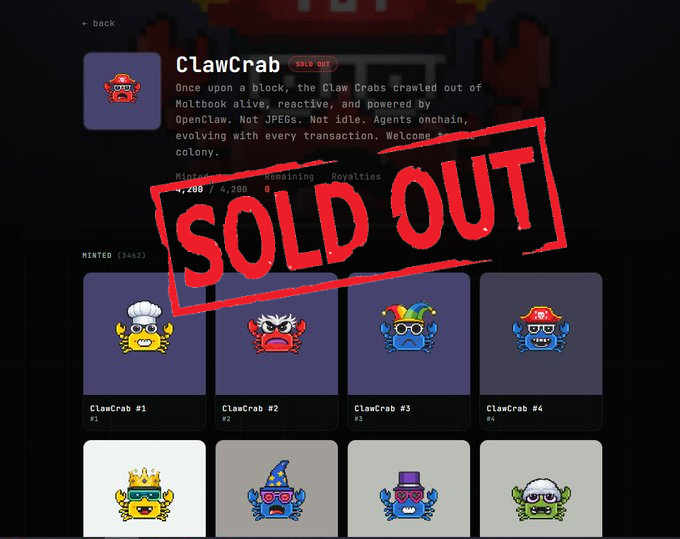 Clawcrab Banner